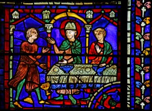 Scene from the Life of St. Martin, Chartres Cathedral by French School